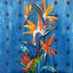 Bird of Paradise in Azure